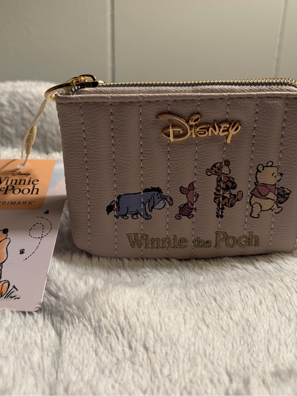 NWT Disney Primark Winnie the Pooh Quilted Mini Wallet - Picture 4 of 13